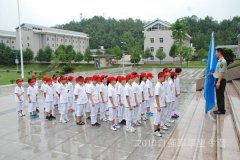 广州自强军事夏令营开营仪式